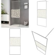 Vidaxl - Paroi de douche à l'italienne à verre esg pierre 90x195 cm - Pare-douche Italienne - Paroi De Douche - Douche à L'italienne - Cloison De