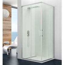 GME - Paroi de douche d'angle prestige 120X70 - Mesure 1: 117-120 / Mesure 2: 67-70
