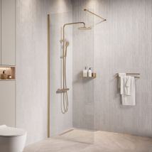 Paroi de Douche Florida - 90 x 200 cm - Badplaats - L'or - 8 mm