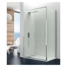 GME - Paroi de douche frontal avec latérale fixe prestige Mesure frontal 137,4-140,4 / Mesure lat. fixe 86-89