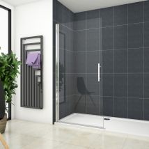 Ocean Sanitaire - Paroi De Douche Mobile Paroi De Douche À Italienne 85cm, Océan Paroi De Douche Pivotante Hauteur 180cm En Verre Anticalcaire