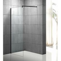 Sanitaire - Paroi de douche walk in black 120cm