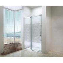 Ondee - Façade uimi - Coulissante - Finition Chromé - 120x210cm