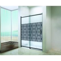 Ondee - Façade uimi - Coulissante - Finition Noir mat - 140x210cm
