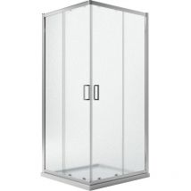 Idralite - Parois cabine de douche angulaire opaque h 198 mod. Ready 70X100 cm rectangulaire
