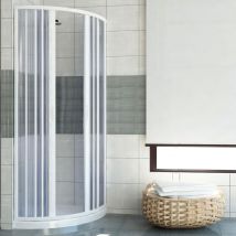 Idralite - Parois cabine de douche en pvc h 185 cm mod. Scorpione 70x90 ouverture centrale