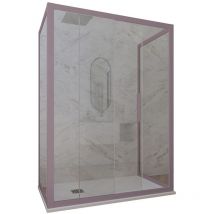 Parois douche 3 côtés 70x150 coulisse Lavande Deco Trio