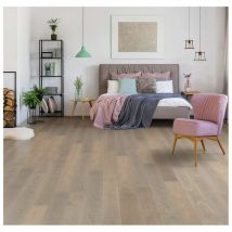 Parquet chêne contrecollé monolame Asrunn Chêne Lyon Premium Bis brossé huilé monolame 18.5x180 ou 200 - Chêne Lyon Premium Bis brossé huilé monolame