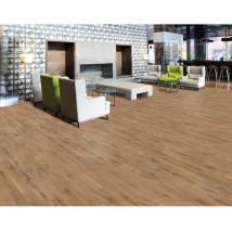 Parquet chêne massif 15 mm lame à coller Awilda Chêne Country Argile brossé huilé 12x30-180 - Dimensions:12x30-180 - Chêne Country Argile brossé