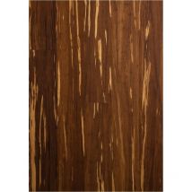 Parquet Contrecollé - Bambou - Haute Pression - Flammé - Carbonisé et Verni Mat - larg. 12,5 cm