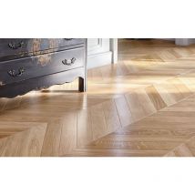 Parquet Massif chêne Matignon - Point de Hongrie - Elegance - Verni - larg. 9 cm