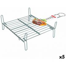Algon - Parrilla doble zincado 30 x 30 cm (5 unidades)