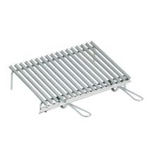 Parrilla de acero inoxidable Ompagrill con sistema de recuperación de grasa.