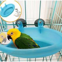 Parrot Bathtub with Mirror Bird Cage Accessories Shower Box Bird Cage Bird Cage Toy FBX6QES3PT5