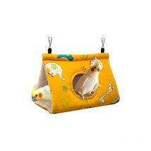 Readcly - Parrot Hammock Bird Nest Warm Soft Plush Hammock Hanging Cage Tent for Parakeet Cockatiel Amazons Cockatoo Canary Cage Toy l