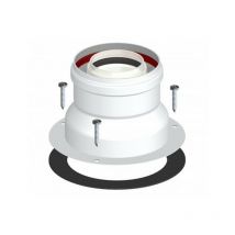 Partenza verticale coassiale c/ ispezione a condensazione bianca NPE