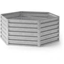 Lit surélevé, Argent, 129 x 129 cm Ok-living