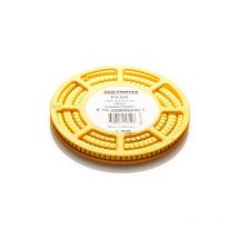 Partex PA-20004SV40.9 – 250 x Marqueurs de Cébles PA 2/4 – Buchstabe „9“ – Durchmesser 4–10 mm – Gelb