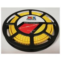 Partex - PK-20004SV40.I - 500 x Marqueurs de Câbles pk 2/4 - lettre 'i' - diam 5-6.5mm - Jaune