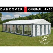 Partyzelt Pavillon Festzelt Dancover Original 4x10m pvc,