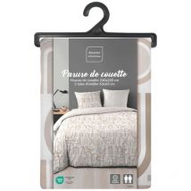 Parure pandoris - Microfibre Imprimée, Douce et Certifiée Oeko-Tex - 240x220cm.
