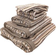 Parure de bain collection pure stripes ii 7 pièces