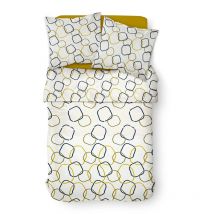 Parure de couette 100% coton 57 fils 260x240 sekku