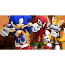 Parure de couette 140 x 200 'Sonic Heros' Microfibre / 100% Polyester
