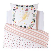 Parure de couette 140 x 200 'Summer' Réversible 100% Coton / 57 Fils/cm²