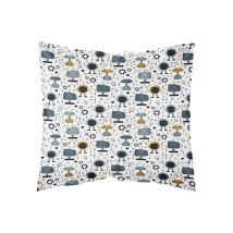 Parure de couette 140 x 200 'Take a break' Réversible 100% Coton / 57 Fils/cm²