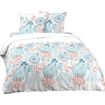 Parure de couette 220x240 Coton bio 57 Fils hector