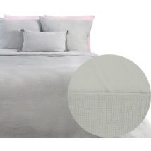Parure de couette 240x220 fabrik gaze de coton grise