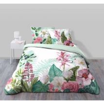 Parure de couette + 2 taies 260 x 240 cm imprimé 42 fils Anabella