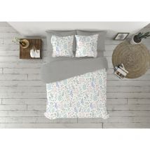 Enveloppe de couette duvet cover Pierre Cardin aurin grey bed de 135 2 pieces