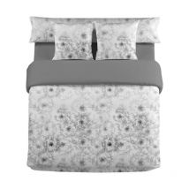 EL MUNDO Housse de couette Pierre Cardin Gris Lit 150 cm Jewel 100% COTON