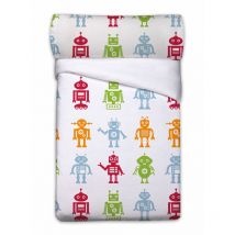 Enveloppe de couette duvet cover Pierre Cardin robots white bed de 105 3 pcs.