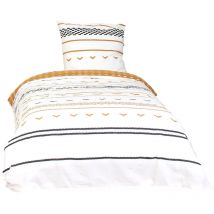 Parure de couette 140x200 Coton bio 57 Fils tapir