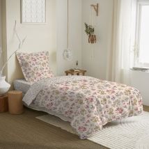 Parure de couette réversible pour lit 90 x 190 cm Tanya multicolore