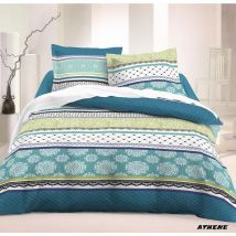 Parure de drap 2 places king Microfibres - Athene