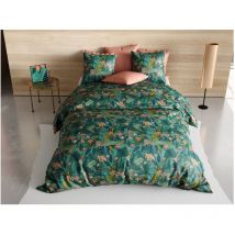 Parure de Drap + 2 taies 140 x 190 cm Feuillages