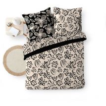 Parure de drap avec taies d'oreiller 140 x 190 cm Fleurs Laurette