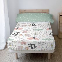 Parure de draps 2 pièces Best Buddies 160x270 cm (lit 80/90)