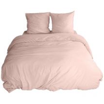 Parure de lit - 100% microfibre lavée