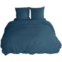 Parure de lit - 100% microfibre lavée