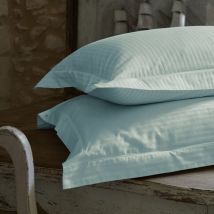 Linnea - Parure de lit satin de coton concerto Taie 50x70 cm a rayures 280x240 cm