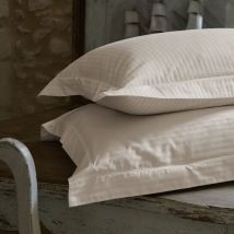Linnea - Parure de lit satin de coton concerto Taie 50x70 cm a rayures 280x240 cm