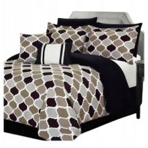 Parure de lit 160x200 + 2x taie d'oreiller 70x80, satin de coton MOTIFS DIVERS