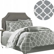 Parure de lit 160x200 + 2x taie d'oreiller 70x80, satin de coton MOTIFS DIVERS