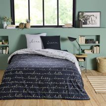 Future Home - Parure de lit 3 pièces Adulte 2 personnes en microfibre Set de Housse de couette 240x220cm +2 Taies d'oreiller 63x63 cm avec Fermeture