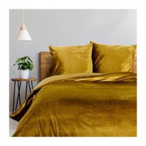 Parure de Lit 3 Pièces 'Velina' 240x220cm Ocre